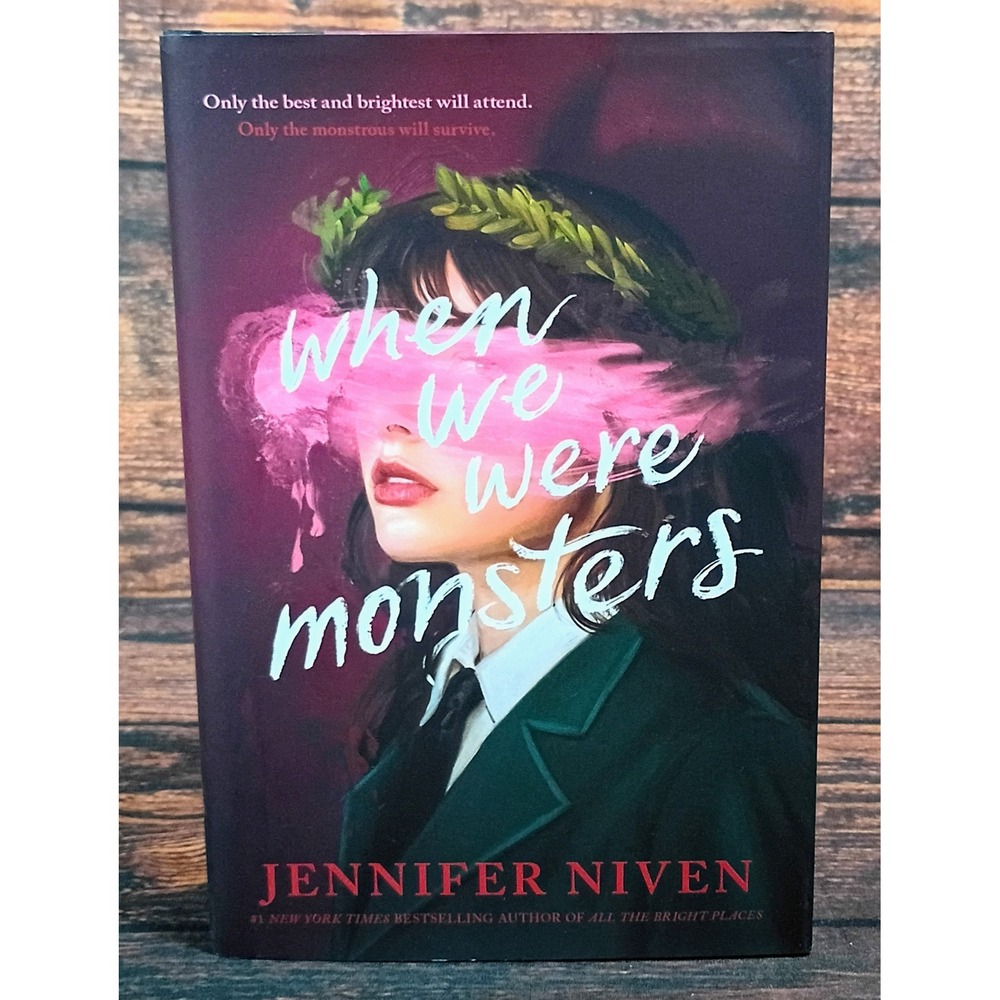 When We Were Monsters by Jennifer Niven Hardcover Dark Academia Thriller Book